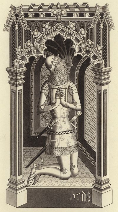 The Black Prince, omkring 1355, fra St Stephen