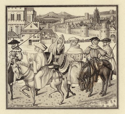 Pilgrimsrejsen i Canterbury af Henry Shaw