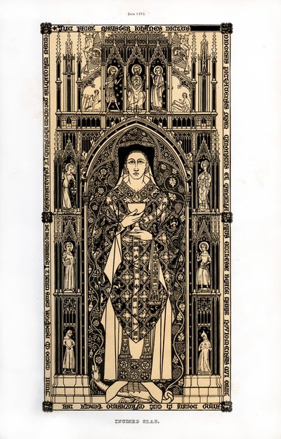Kanonen af Poitiers, c1350, 1843. af Henry Shaw