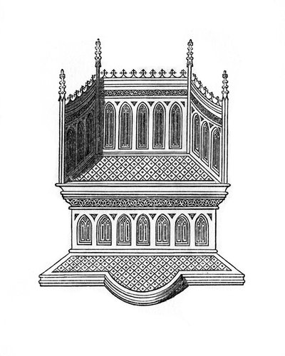Throne, 1843. af Henry Shaw