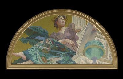 Muse of Astronomy, 1893 af Henry Siddons Mowbray