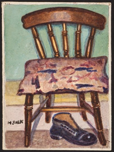 Køkkenstol og støvle, ca. 1930 af Henry Silk