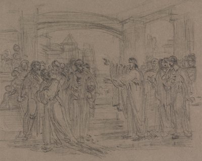 Kristus i templet af Henry Singleton