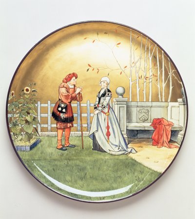 The Sixth Age of Man, en illustration af Shakespeares The Seven Ages of Man, opladerplade af Minton