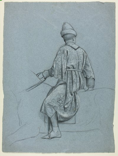 Mand på hesteryg af Henry Stacy Marks