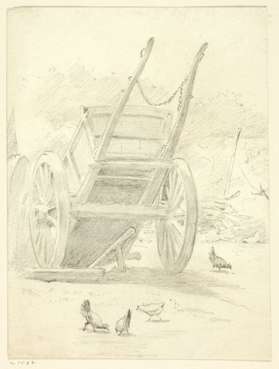 Vogn og fjerkræ af Henry Stacy Marks