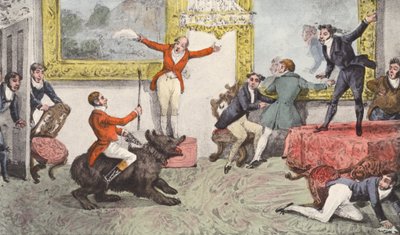 "Tally-Ho! Tally-Ho! En ny jæger; først da, Tally-Ho! Tally Ho!" (litografi) af Henry Thomas (after) Alken