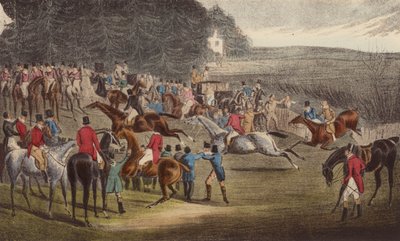 Vinderposten, Grand Leicester Steeple-Chase af Henry Thomas (after) Alken