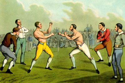 Bar-kno boksning af Henry Thomas Alken