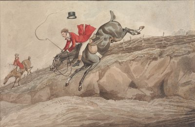 «At gøre sagen: og sagen gjort:» at udføre springet nedad af Henry Thomas Alken