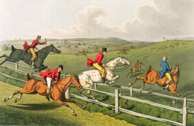 Fox Hunting, akvaratint af I. Clark, udgivet af Thomas McLean, 1820 (akvaratint) af Henry Thomas Alken