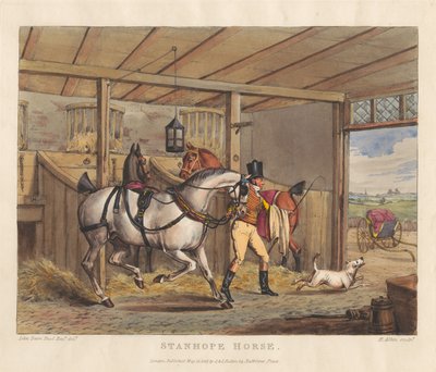 Heste [serie på seks]: 2. Stanhope-hest af Henry Thomas Alken