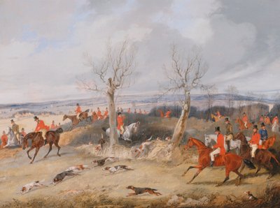 Jagtscene: In Full Cry af Henry Thomas Alken