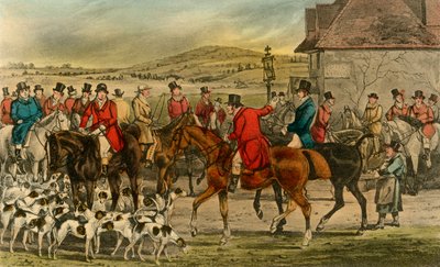 Mr. Jorrocks introducerer Yorkshireman til Surrey, 1838 af Henry Thomas Alken