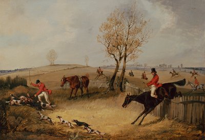 Over hegnet (olie på lærred) af Henry Thomas Alken