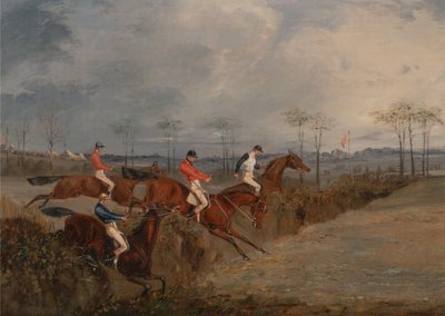 Scener fra et steeplechase: En anden hæk af Henry Thomas Alken