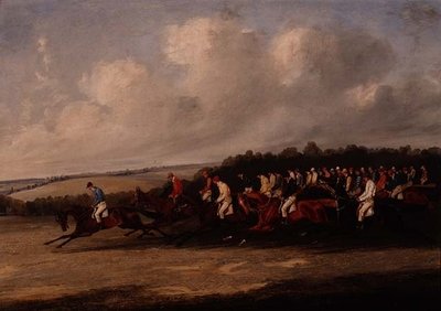 Derbyet starter af Henry Thomas Alken