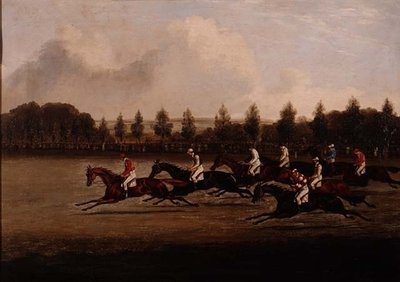 Start af Doncaster St. Leger af Henry Thomas Alken