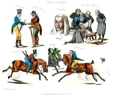 Symptomer på at være underholdt, 1822. af Henry Thomas Alken