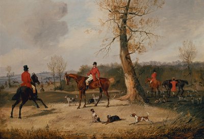 The Meet (olie på lærred) af Henry Thomas Alken