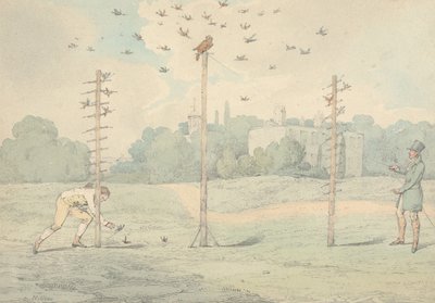 "Storbritanniens nationalsportsgrene", 1821: uldsmugling af Henry Thomas Alken