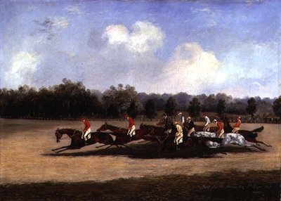 Starten på St. Leger af Henry Thomas Alken