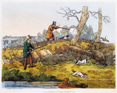 Skovsneppejagt af Henry Thomas Alken