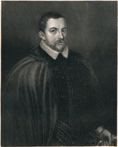 Sir Thomas Bodley, begyndelsen af midten af det 19. århundrede. af Henry Thomas Ryall
