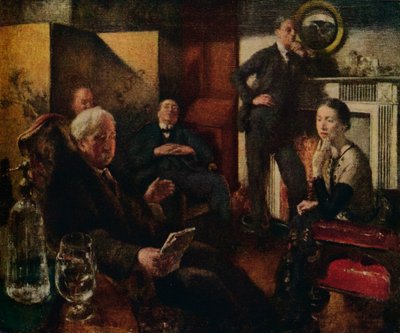 Lørdag aften i Vale, 1928-9 af Henry Tonks