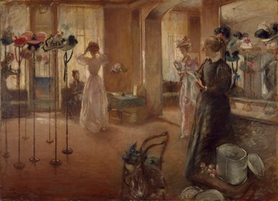 Hattebutikken af Henry Tonks