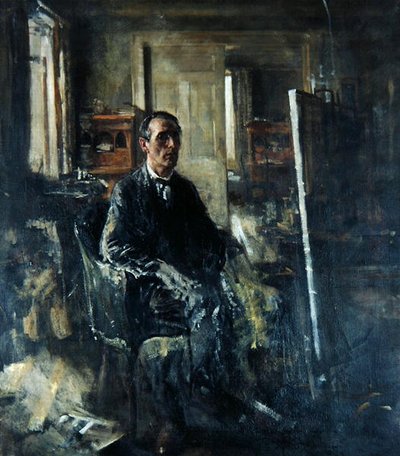 Walter Westley Russell (olie på lærred) af Henry Tonks