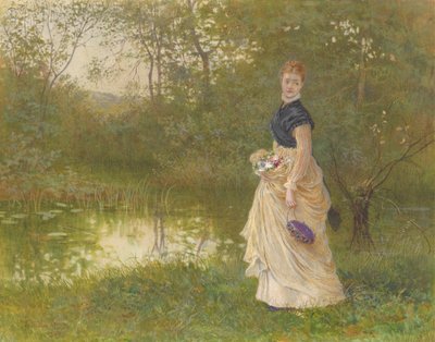 Ved siden af Lily-Dammen af Henry Towneley Green