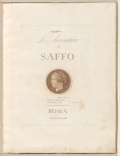 Sapphos eventyr af Henry Tresham