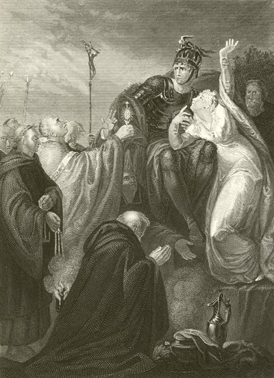 St Augustine før Ethelbert af Henry Tresham