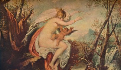 Venus og Amor, 1914 af Henry Tresham