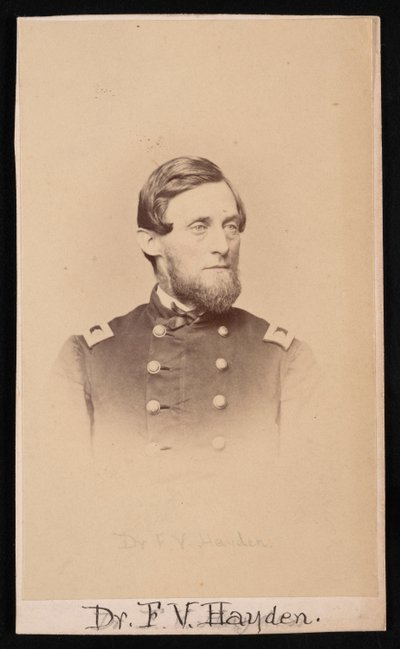 Portræt af Ferdinand Vandeveer Hayden 1829-1887, omkring 1860