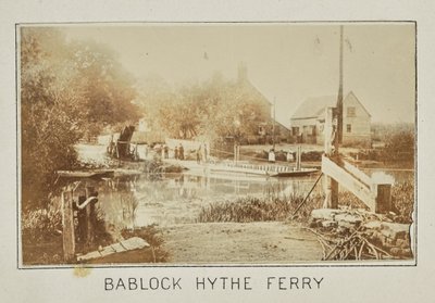 Bablock Hythe Færge af Henry W. Taunt