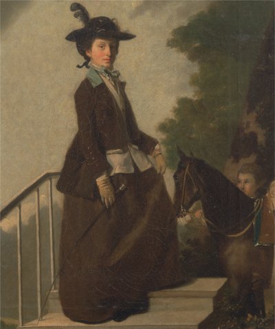 Elizabeth Bridgman, søster til kunstneren af Henry Walton