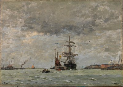 Indgang til havnen af Henry Ward Ranger