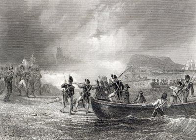 Den franske flådes forsøg på at lande i Bantry Bay, Cork i 1796 af Henry Warren