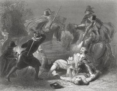 Mordet på Lord Kilwarden af Robert Emmets oprørere i Dublin, Irland, 1803, fra 