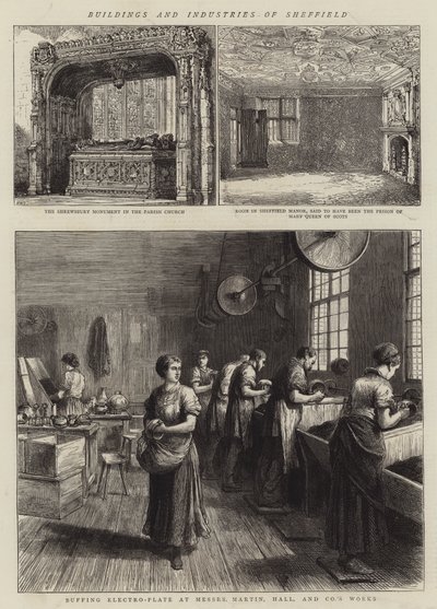 Bygninger og industrier i Sheffield af Henry William Brewer