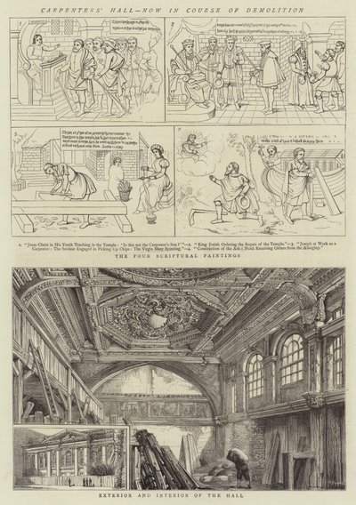 Tømrersalen, nu under nedrivning af Henry William Brewer