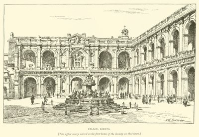 Palace, Loreto (gravering) af Henry William Brewer