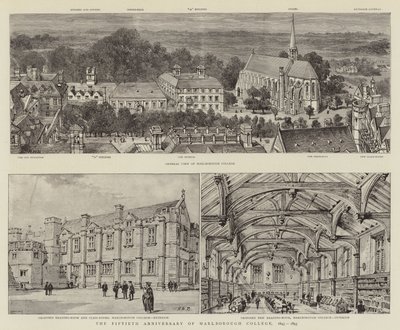 50-årsdagen for Marlborough College, 1843-1893 af Henry William Brewer