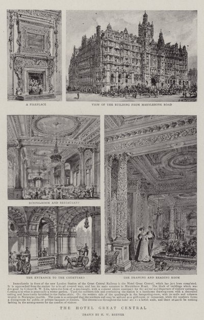 Hotel Great Central af Henry William Brewer