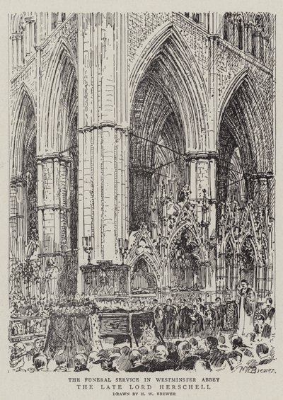 Den afdøde Lord Herschell af Henry William Brewer