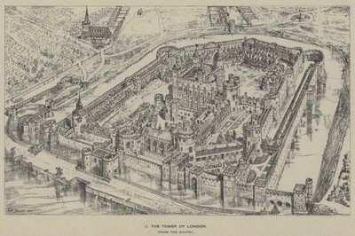 Tower of London, fra syd af Henry William Brewer