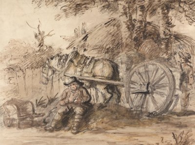 Carter fylder sit rør af Henry William Bunbury