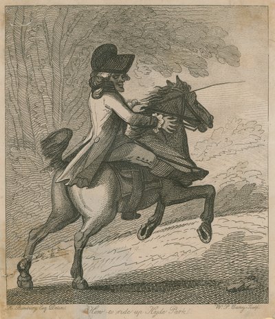 Sådan kører du op i Hyde Park af Henry William Bunbury
